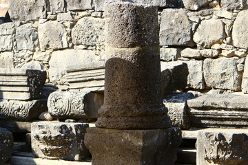 ruins of an ancient fortress in northern Israel