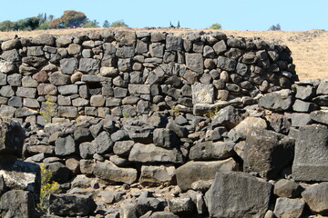 ruins of an ancient fortress in northern Israel