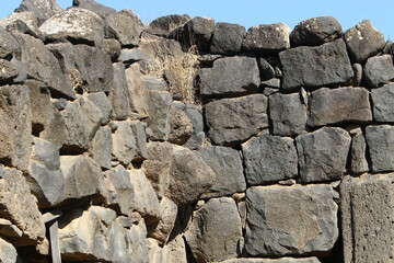 ruins of an ancient fortress in northern Israel