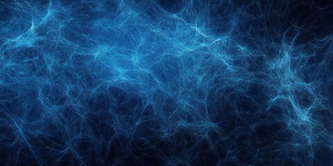 Obraz premium Abstract Blue Network of Interconnected Lines