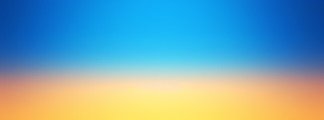 Obraz premium Seamless Gradient Background Blending Blue, Yellow, and Orange Tones from Dark to Light