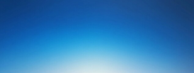 Obraz premium Blue gradient background with a minimalist flat design, featuring a smooth transition from light blue to dark sky-blue, with blurred edges and no text or characters.