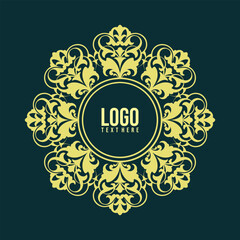 Exclusive Luxury Logo Ornament For Your Business Brand Vector