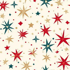 Abstract Christmas Background Pattern Design 