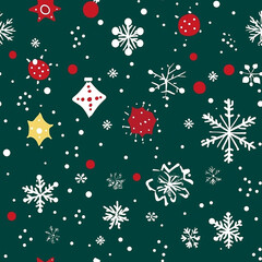 Abstract Christmas Background Pattern Design 