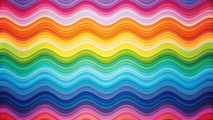 Obraz premium Abstract colorful wavy pattern background, abstract, wavy, pattern, colorful, vibrant, design, art, backdrop, texture, swirls