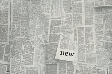 Obraz premium Vintage newspaper background with 