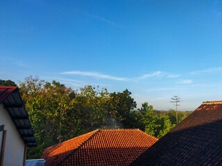 My view from the roof in the hill