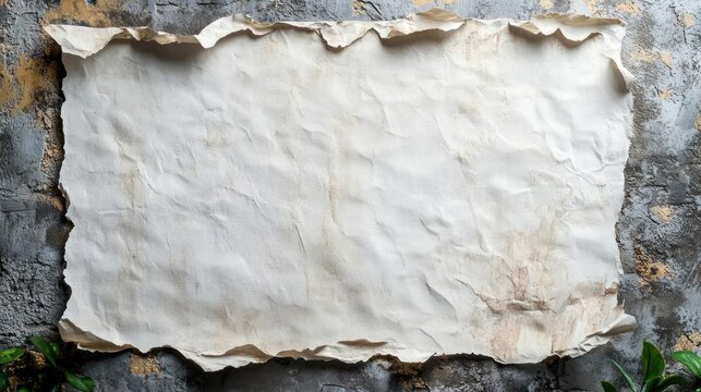 Worn, aged paper with visible textual content,