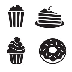 set of cakes icon 