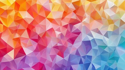 Obraz premium A vivid and colorful abstract art piece that fills with a spectrum of shapes and hues.