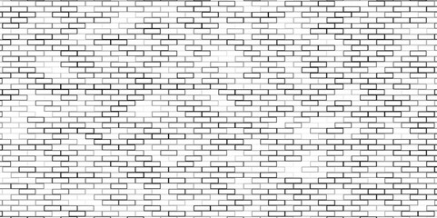Ceramic white bricks, metro tiles seamless horizontal pattern. Bricks wall texture. Stripped geometric seamless pattern. 