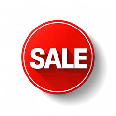 minimalist sale badge on a white background. Sale icon 