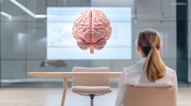 A brain-to-brain communication startup demo, where researchers demonstrate thought transfer technology, representing a groundbreaking step in human communication and neurological innovation 