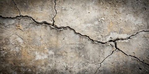 Obraz premium Cracked cement texture background perfect for industrial design projects or urban themes, concrete, texture, worn, urban