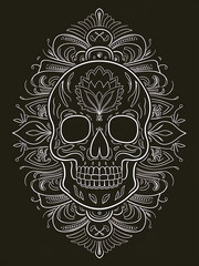 Fototapeta premium skull and crossbones