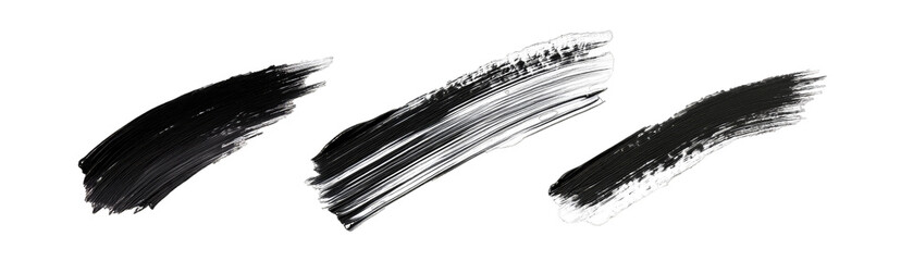 Futuristic Brush Strokes, Ai. Translated Texts, Digital Calligraphy Pens, Macro View On. Isolated on a Transparent Background. Cutout PNG.