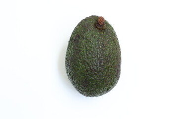 avocado isolated on white