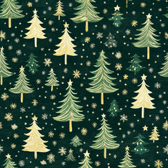 Fototapeta premium Abstract Christmas Tree Background Pattern Design