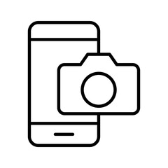 mobile camera icon color editable