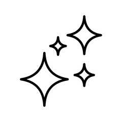 Shine icon, Clean star icon color editable
