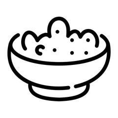 fried rice Line Icon