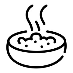porridge Line Icon