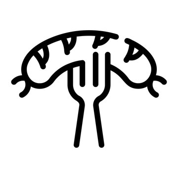 recommend clip art: sausage Line Icon