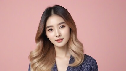 Fototapeta premium Beautiful Fashion Model with Flawless Skin and Sensual Lips