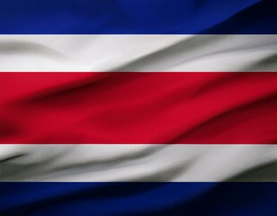 Naklejka premium 3d illustration of fluttering flag of Costa Rica texture
