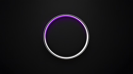 Purple Glow Ring Abstract Background