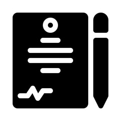 Agreement glyph icon