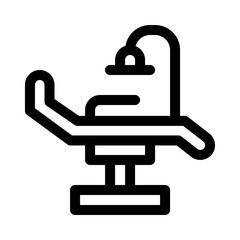 dental chair line icon