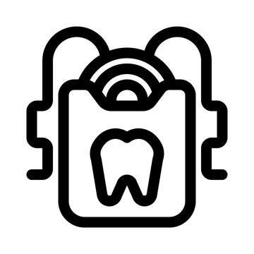 recommend clip art: dental floss line icon
