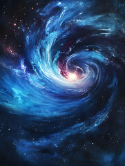 graphics of space, planets, and astronauts on a white background.