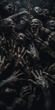 A horde of hands
