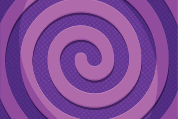 Spiral vector purple background 