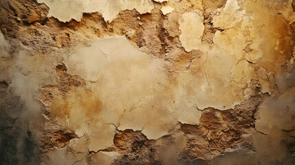Cracked Weathered Beige Wall Texture