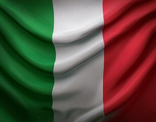 Obraz premium 3d illustration of fluttering flag of Italy texture