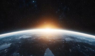Fototapeta premium graphics of space, planets, and astronauts on a white background.