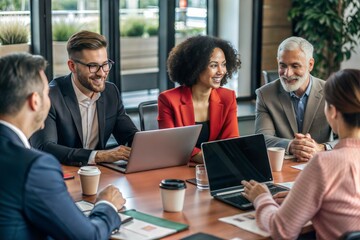 Images of professionals working in offices, team meetings, collaborations, and corporate settings are highly popular. 