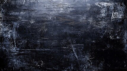 Obraz premium Scratched Black Surface Texture