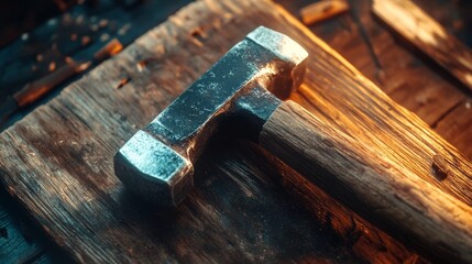 Close-up of a hammer