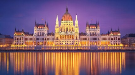 Fototapeta premium Hungarian parliament view