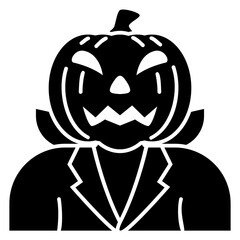 pumpkin glyph icon