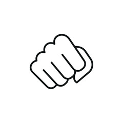 Fist Bump icon. Simple fist bump icon for social media, app, and web design. Vector illustration