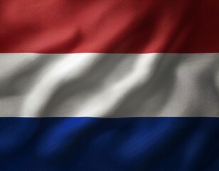 Fototapeta premium 3d illustration of fluttering flag of Netherlands texture