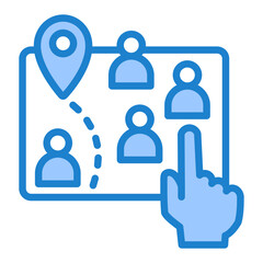 Obraz premium Gerrymandering Icon