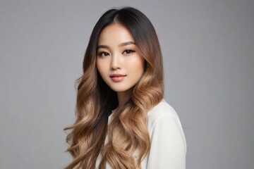 Fototapeta premium Beautiful Fashion Model with Flawless Skin and Sensual Lips