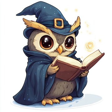 recommend clip art: Owl Wizard